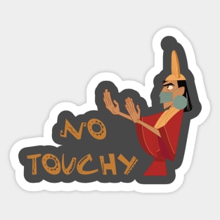 No Touchy Sticker